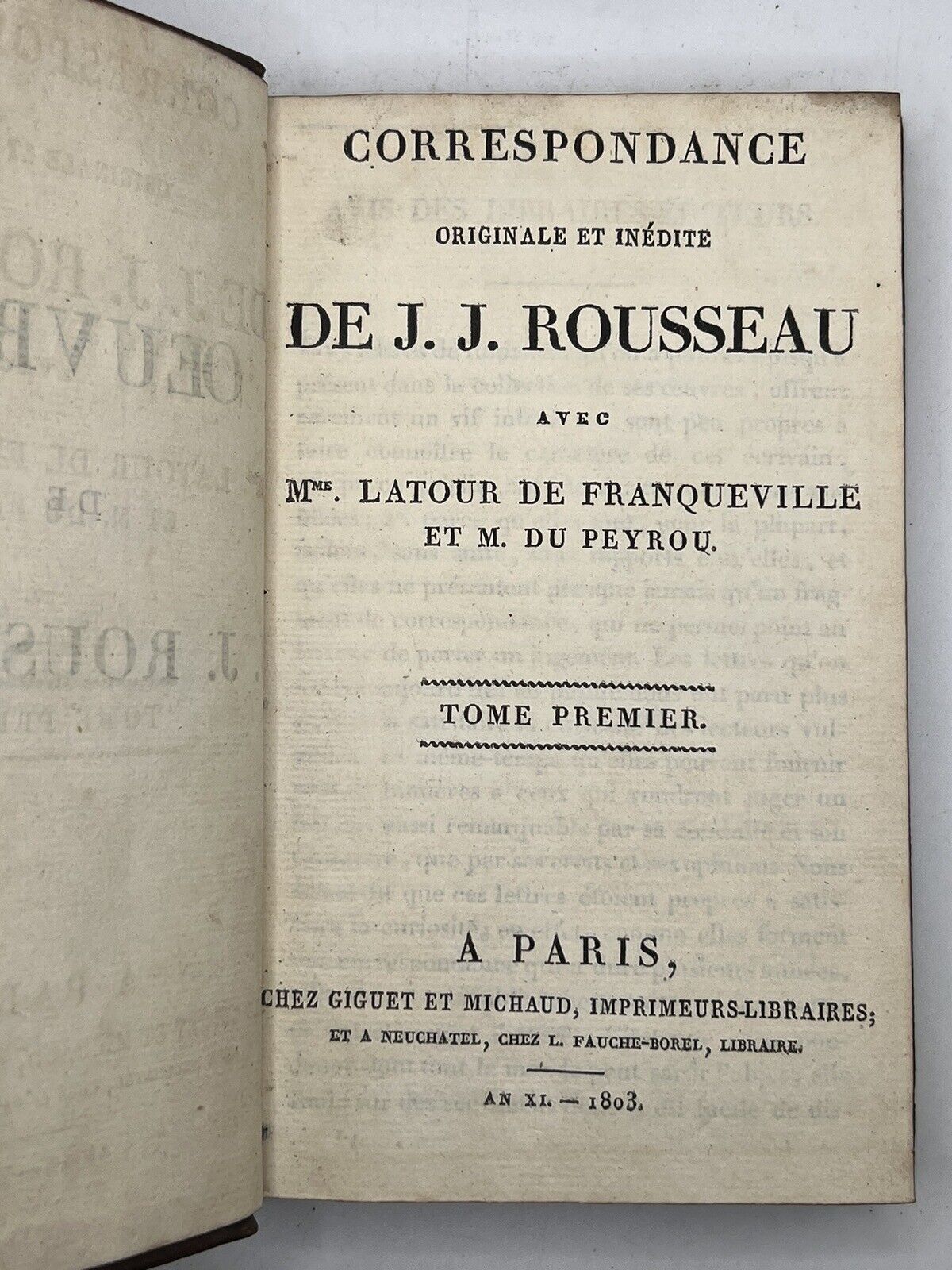 The Works of Jean Jacques Rousseau 1769-1803