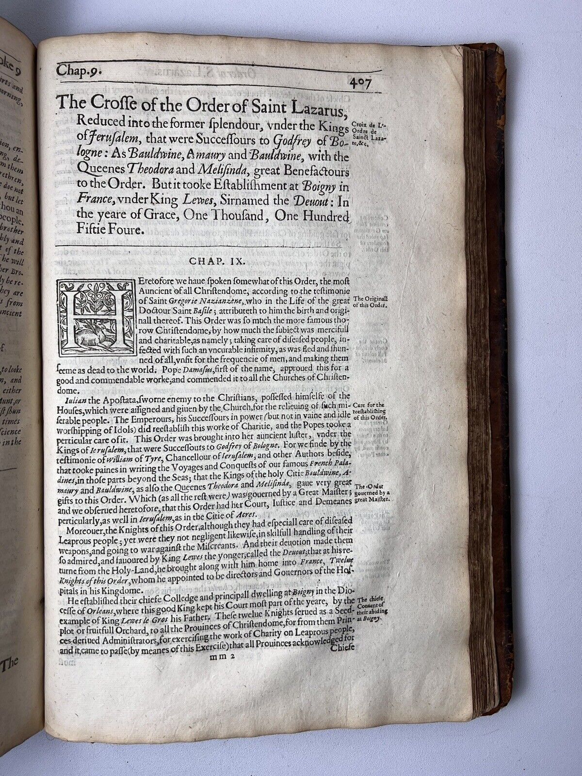 The Theater of Honour by Andrew Favine 1623 First Edition - History of Knight's Templar