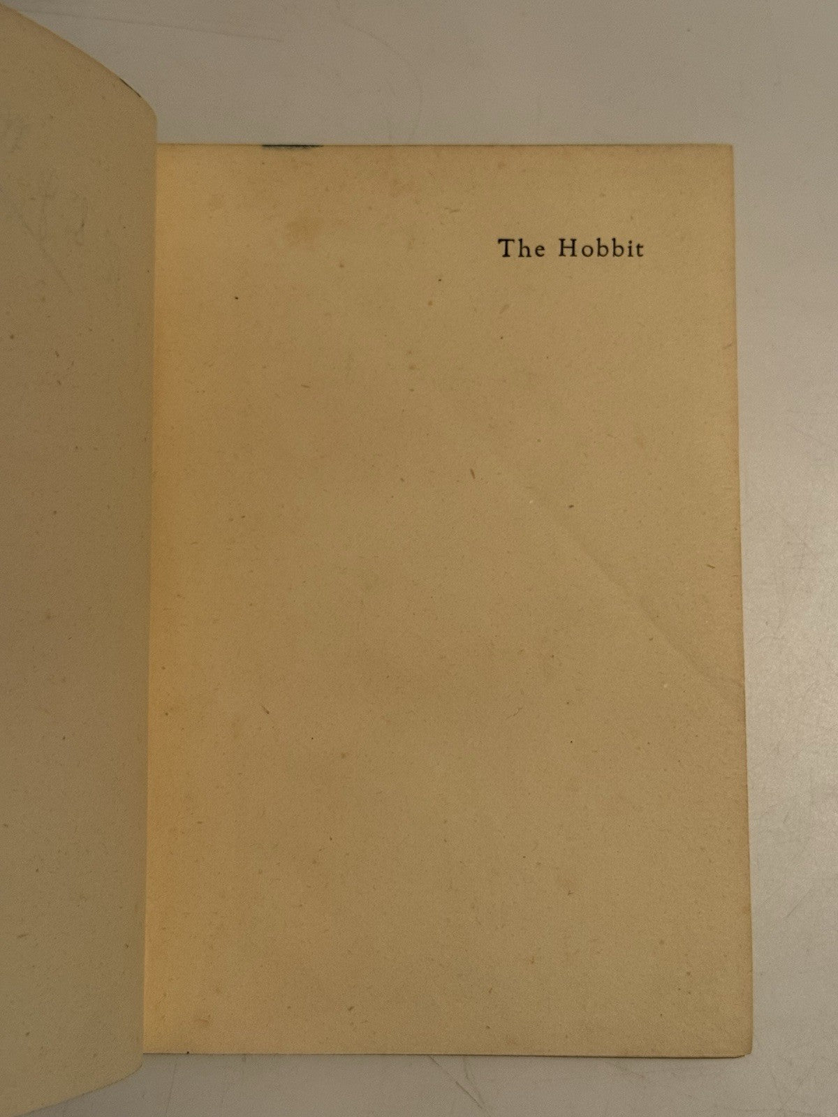 The Hobbit by J.R.R. Tolkien 1942 First Edition Third Impression