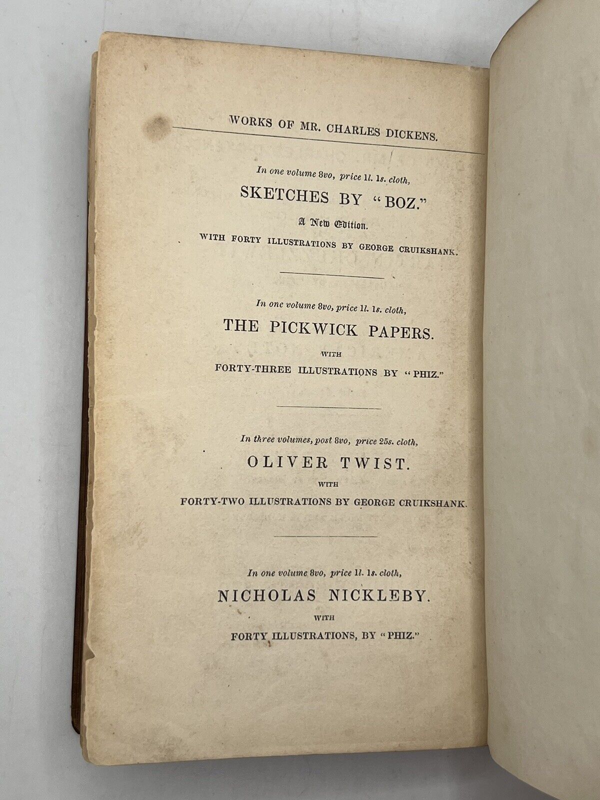 A Christmas Carol by Charles Dickens 1843 First Edition First Impression Cloth