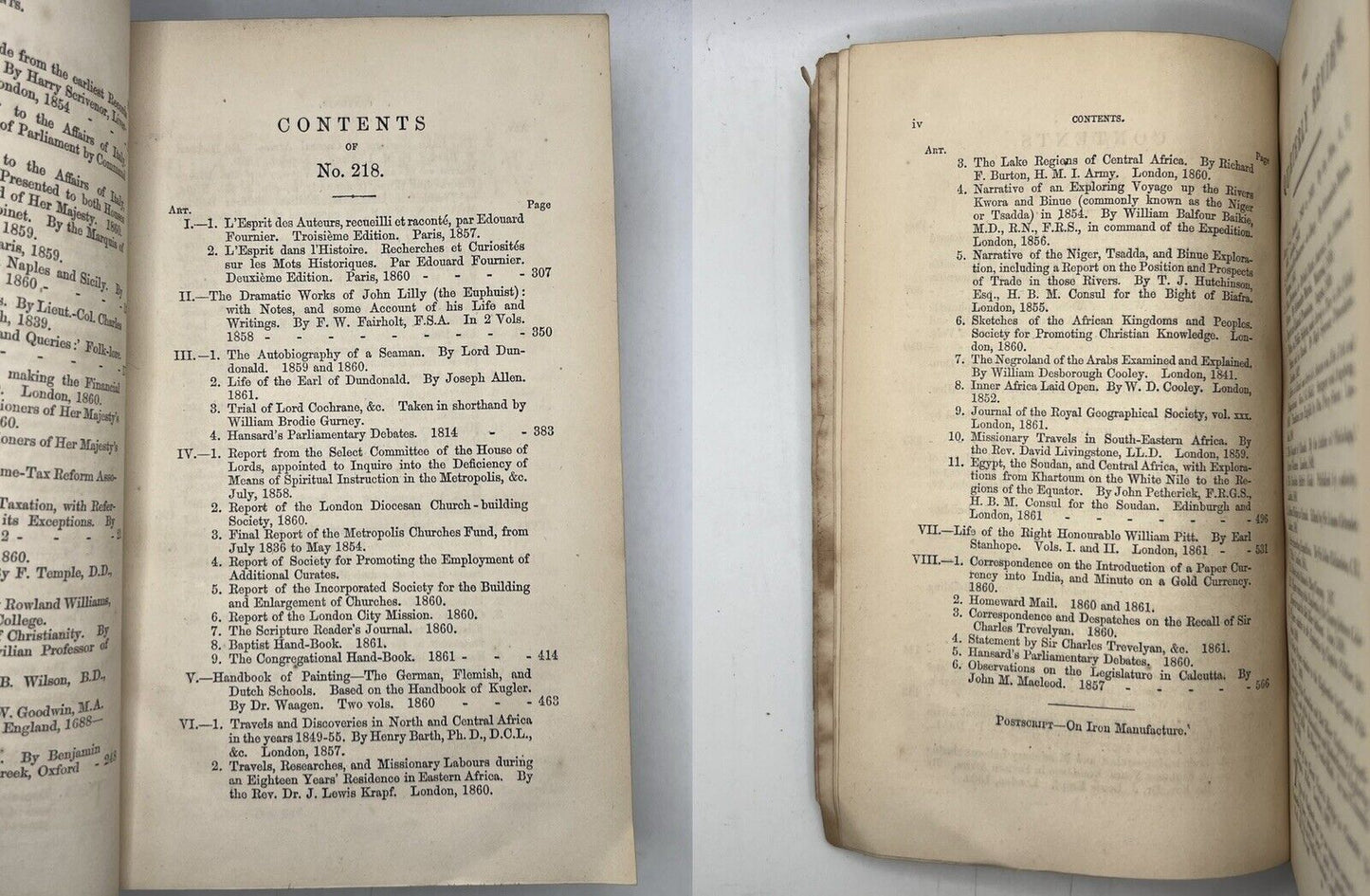 Charles Darwin Origin of Species Quarterly Review 1859-1861 First Edition