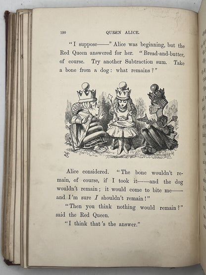 Through the Looking Glass by Lewis Carroll 1872 First Edition First Impression