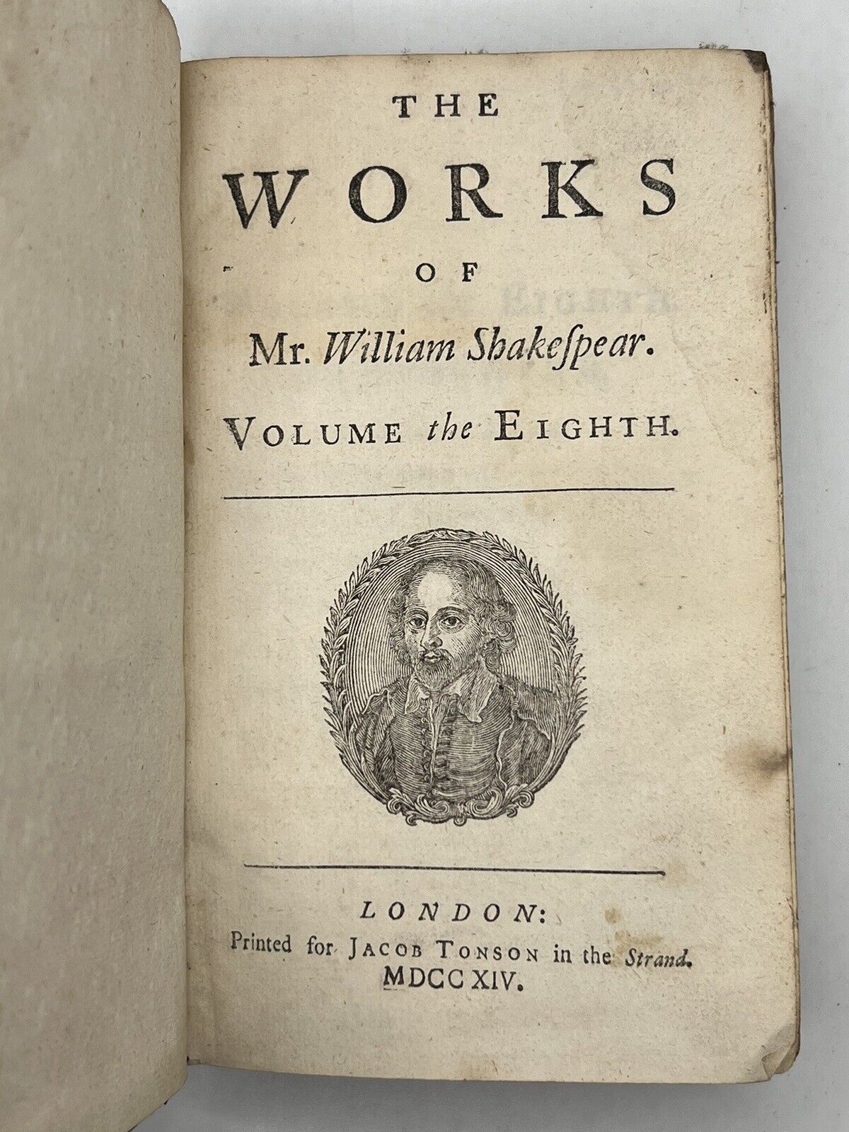 The Works of William Shakespeare 1714 Nicholas Rowe - Rare First Duodecimo Edition