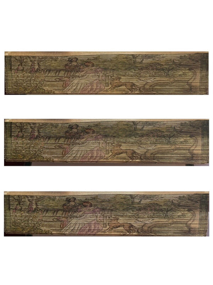 In Praise of Gardens Fore-Edge Painting