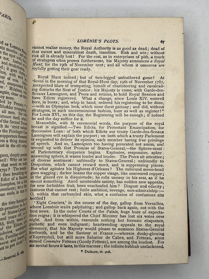 The French Revolution by Thomas Carlyle c.1890