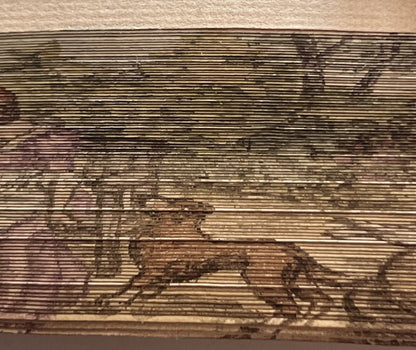 In Praise of Gardens Fore-Edge Painting