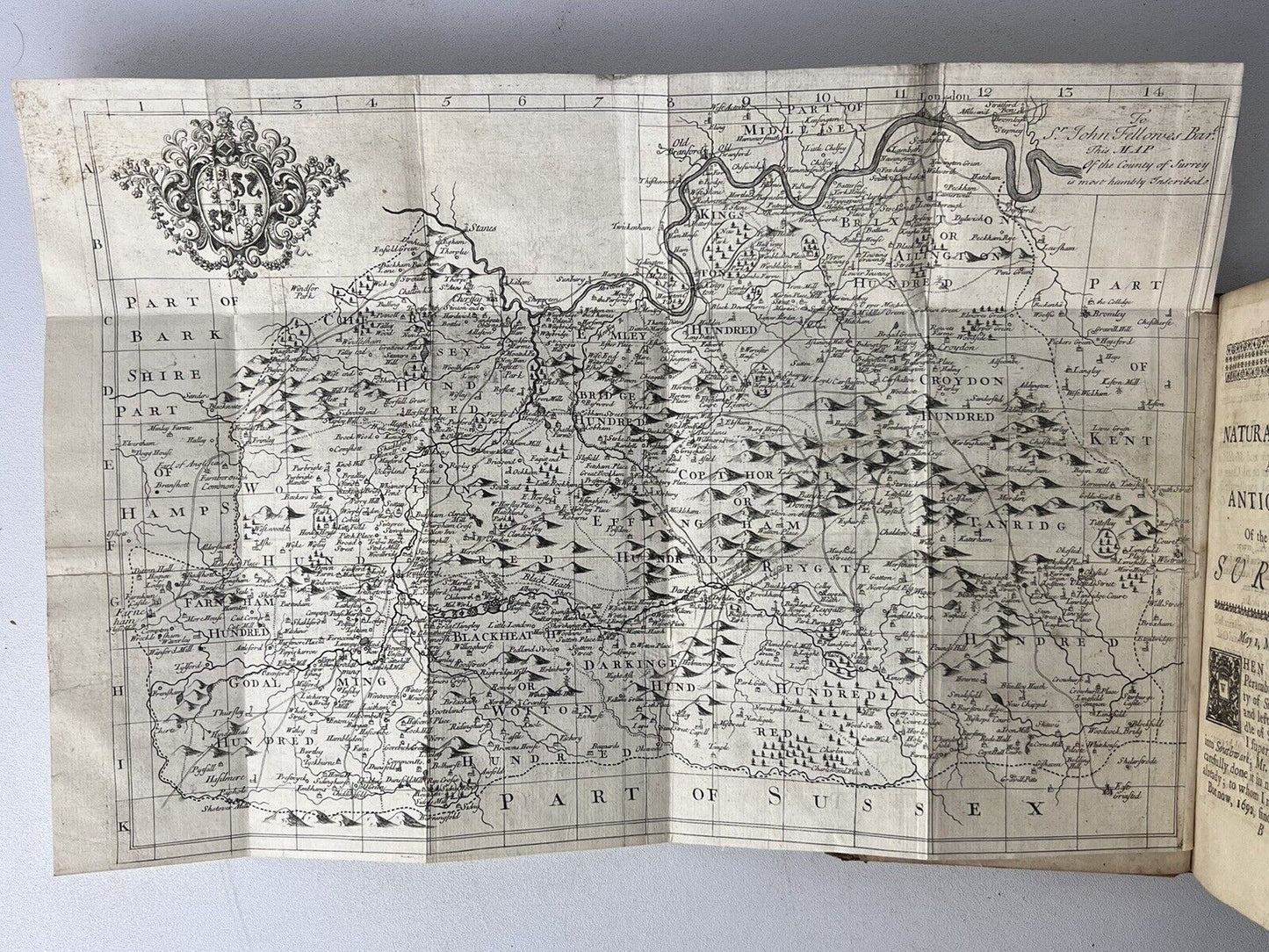 The Natural History and Antiquities of the County of Surrey by John Aubrey 1719