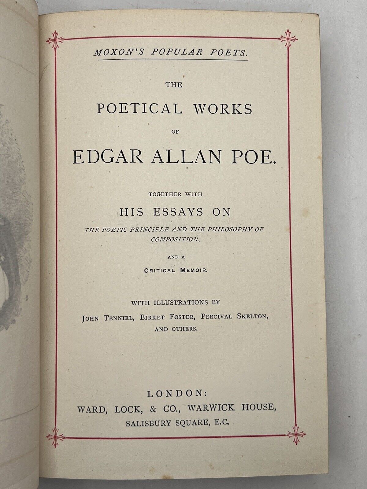 The Works of Edgar Allan Poe c1890