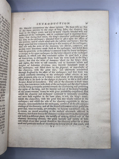 Calendars of the Ancient Charters by Joseph Ayloffe 1772 First Edition