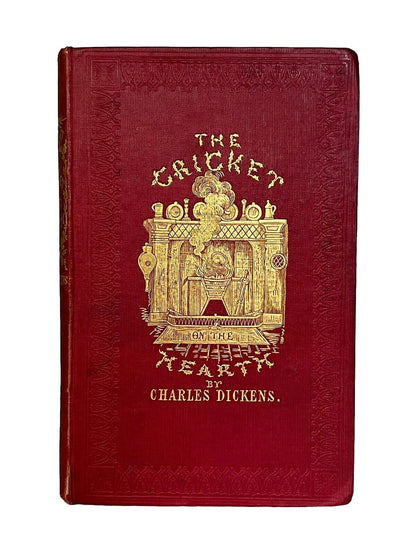 The Cricket on the Hearth by Charles Dickens 1846 First Edition Original Cloth