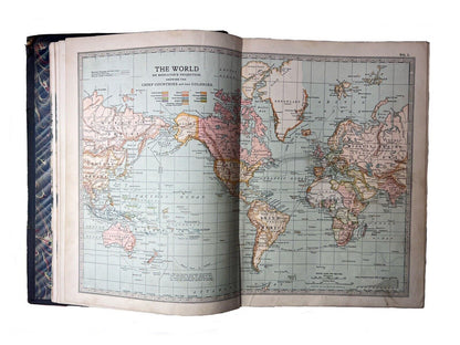 A Beautiful Atlas ILLUSTRATED WITH 124 COLOUR MAPS 1903