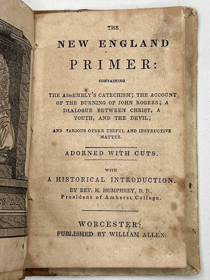 The New England Primer c.1854 Isaac Watts