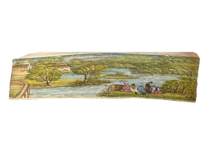 Friendship's Offering of Sentiment and Mirth 1844 Stunning Fore Edge Painting