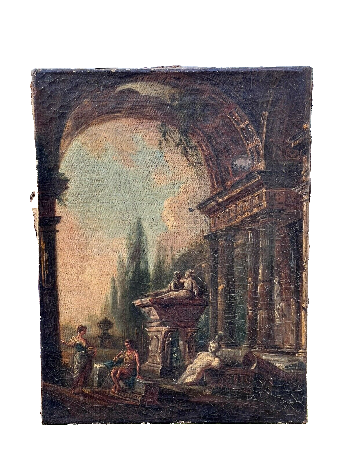 Manner of GIOVANNI PAOLO PANINI (18th Century) Italian Old Master Painting