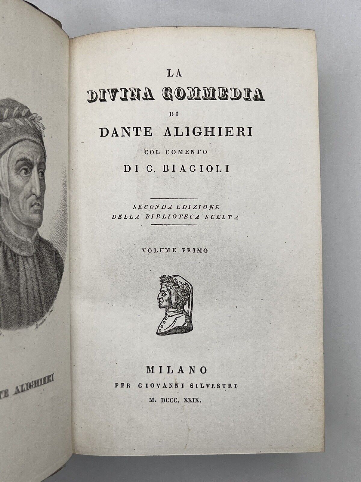 The Divine Comedy of Dante Alighieri 1829