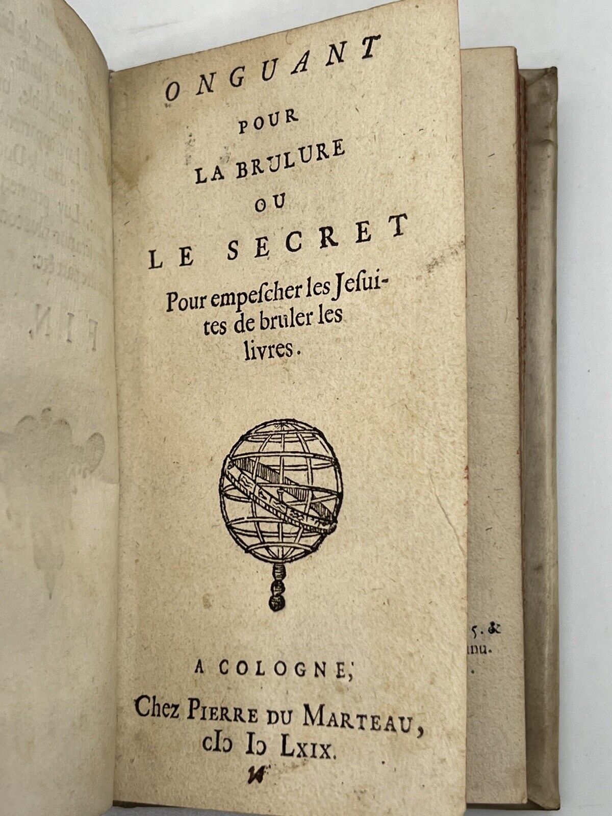 The Secret to Prevent the Jesuits from Burning Books 1569