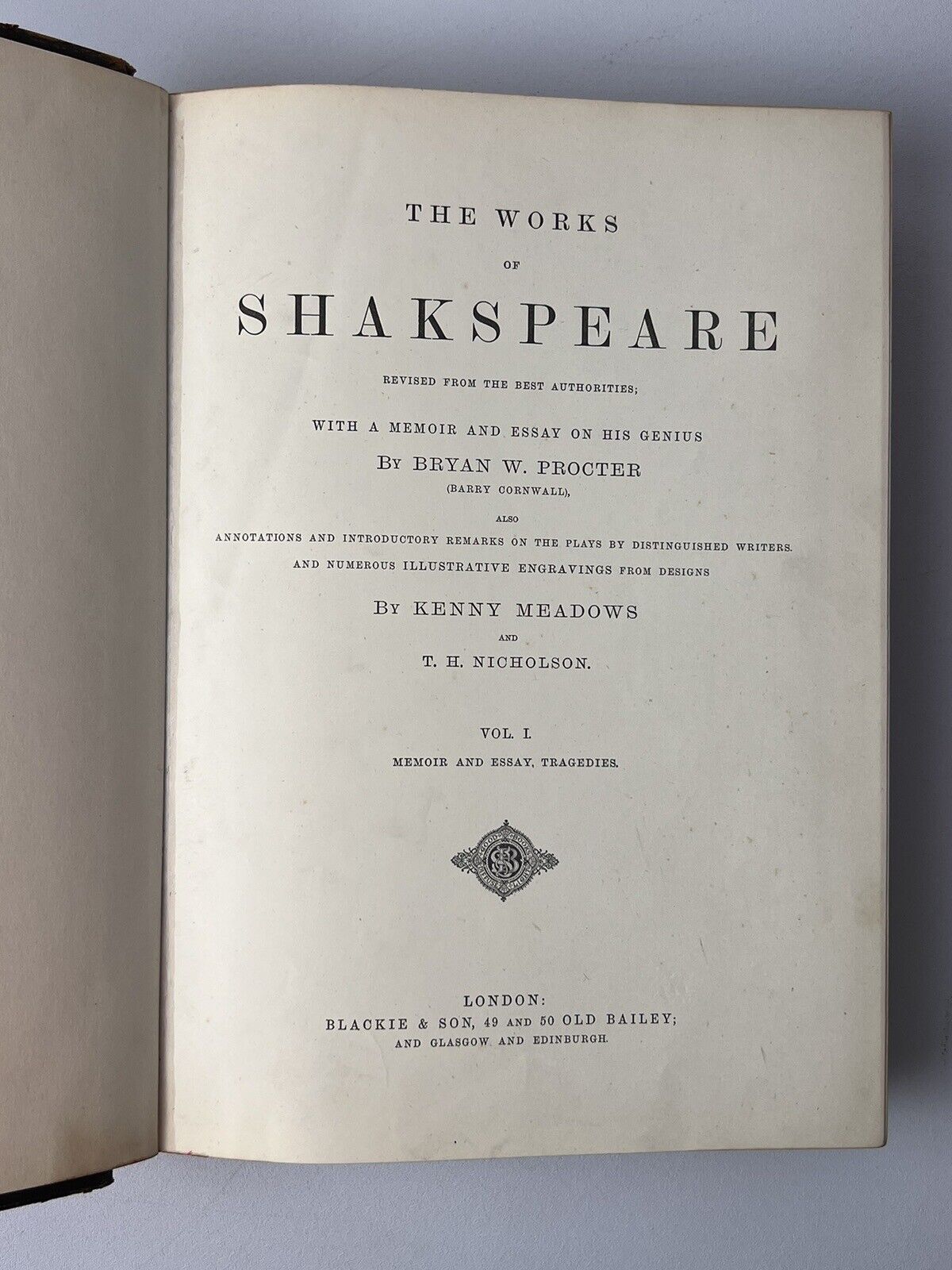 The Works of William Shakespeare c.1899: The Meadows Edition