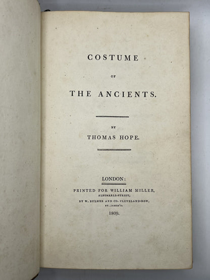 Costumes of the Ancients by Thomas Hope 1809