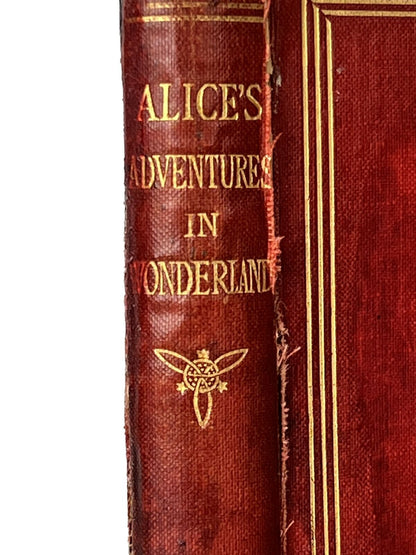 Alice In Wonderland by Lewis Carroll 1867 First Edition Original Binding