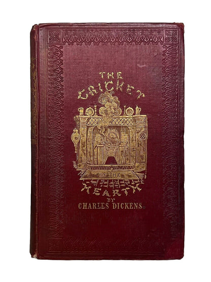 The Cricket on the Hearth by Charles Dickens 1846 First Edition Original Cloth