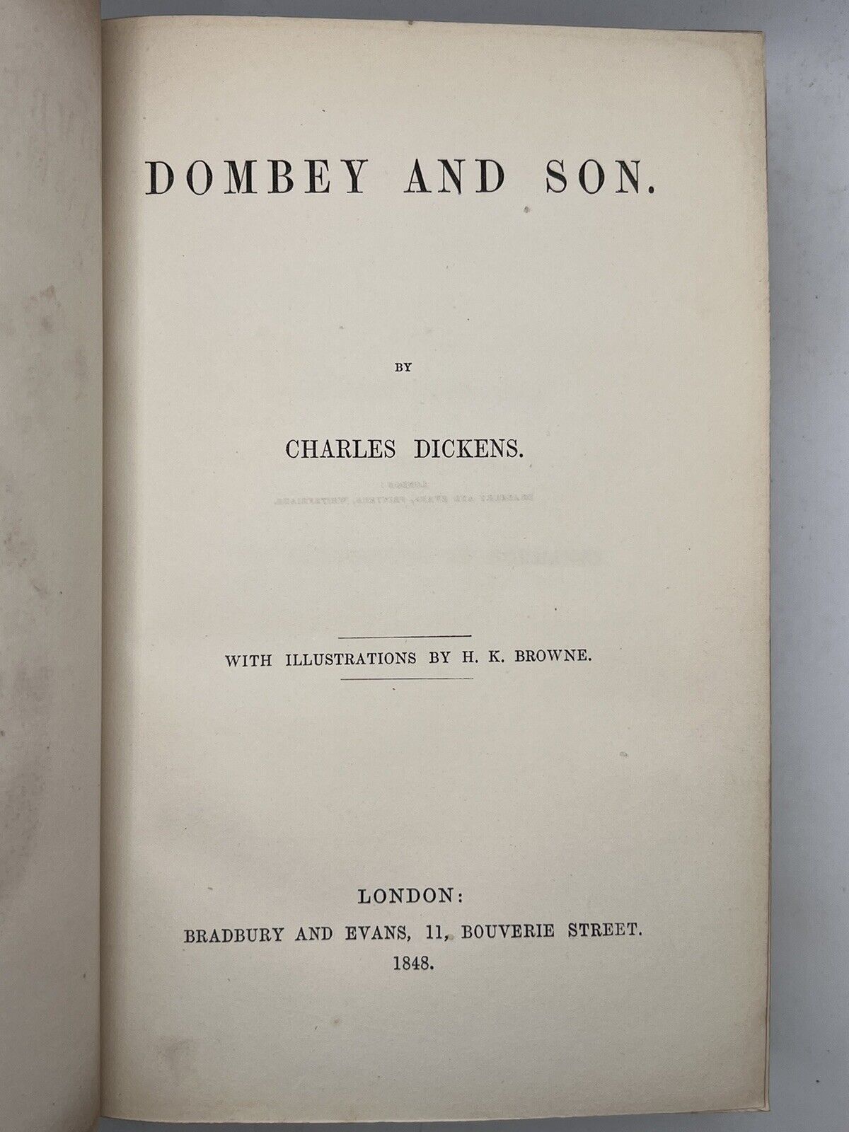 Dombey and Son by Charles Dickens 1848 First Edition