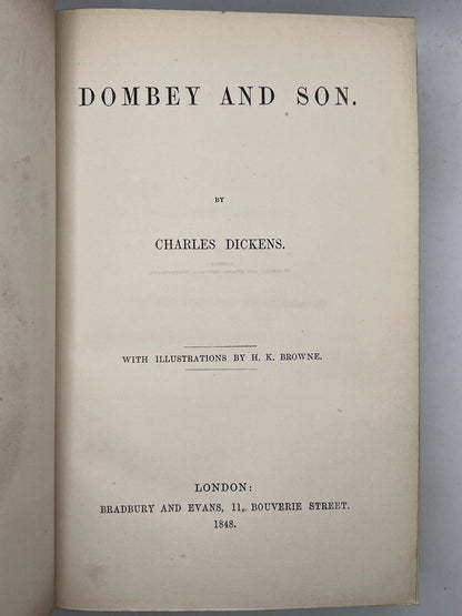 Dombey and Son by Charles Dickens 1848 First Edition