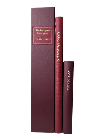 Coriolanus by William Shakespeare 2008 Folio Society, The Letterpress Shakespeare no. 21