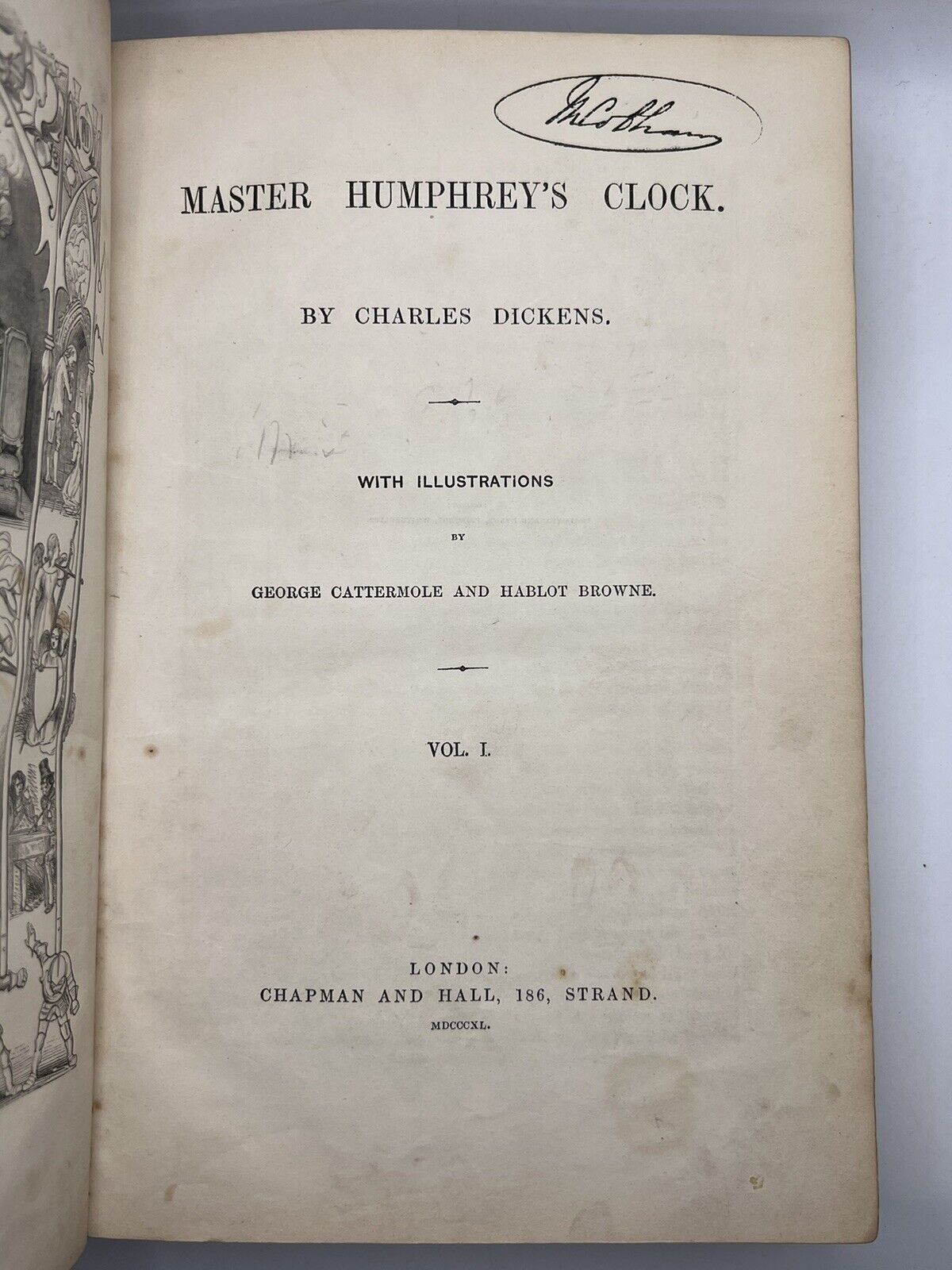 Master Humphrey's Clock by Charles Dickens 1840-41 First Edition