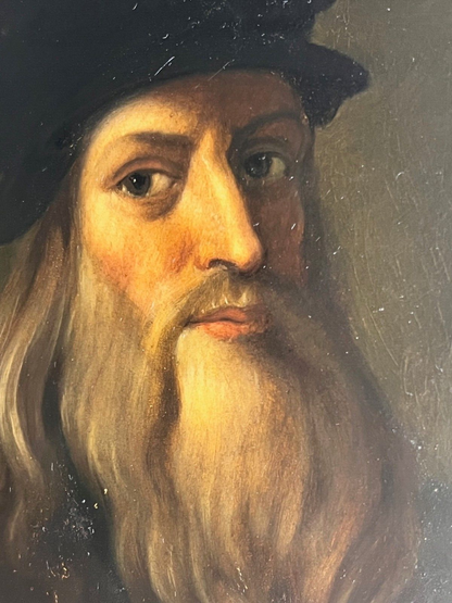 Self Portrait after Leonardo da Vinci (1452-1519)