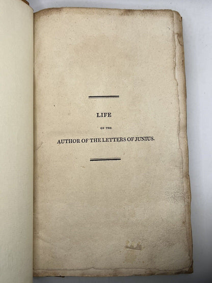 The Life of the Author of the Letters of Junius by Olivia Wilmot Serres 1813