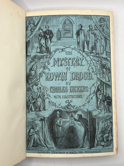 The Mystery of Edwin Drood by Charles Dickens 1870 First Edition from Original Parts