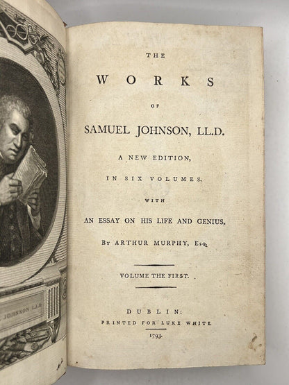 The Works of Samuel Johnson 1793 The Important Arthur Murphy Edition