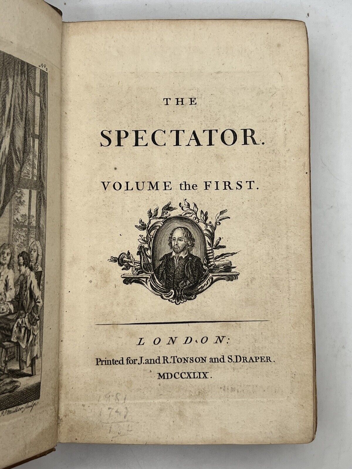 The Spectator by Joseph Addison 1749