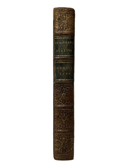 Euripides 1796 The Clarendon Press, Chatsworth Copy