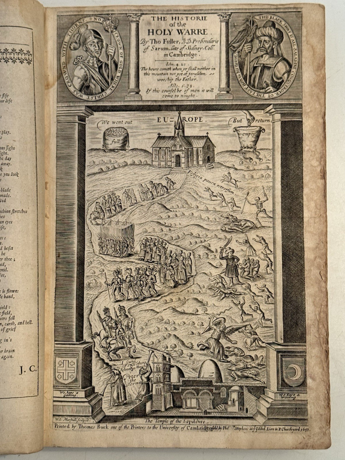The History of the Holy Warre & Holy State by Thomas Fuller 1651-63 Fourth Editions