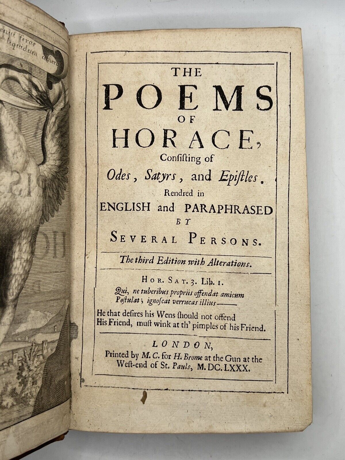 The Poems of Horace 1680