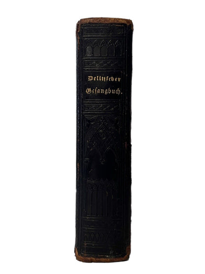 Fine Cathedral Binding: German Hymnal 1797-1801 Blindstamped Sombre Binding