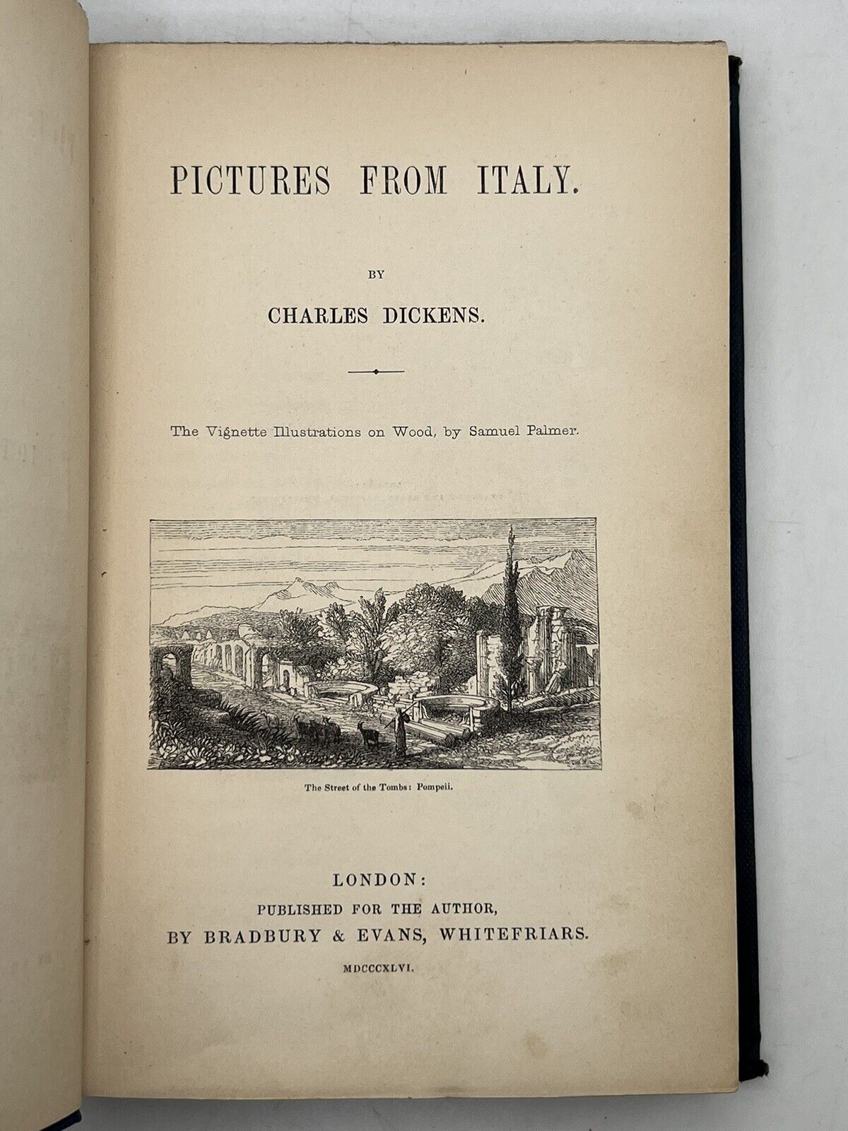 Pictures from Italy by Charles Dickens 1846 First Edition