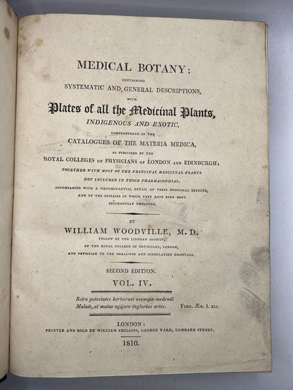 Woodville's Medical Botany 1810