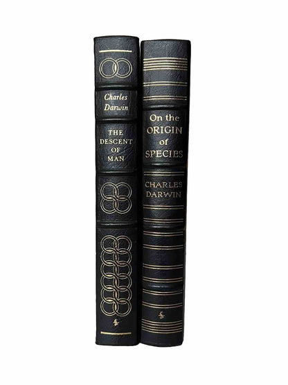 The Works of Charles Darwin 1976 Easton Press Origin of Species & Descent of Man