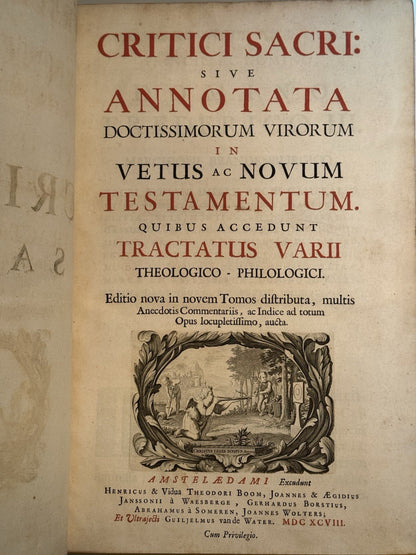 Biblia Sacra 1698