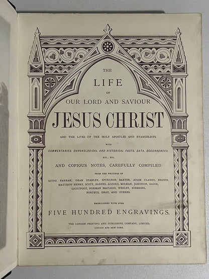 The Life of Jesus Christ and His Apostles c.1880