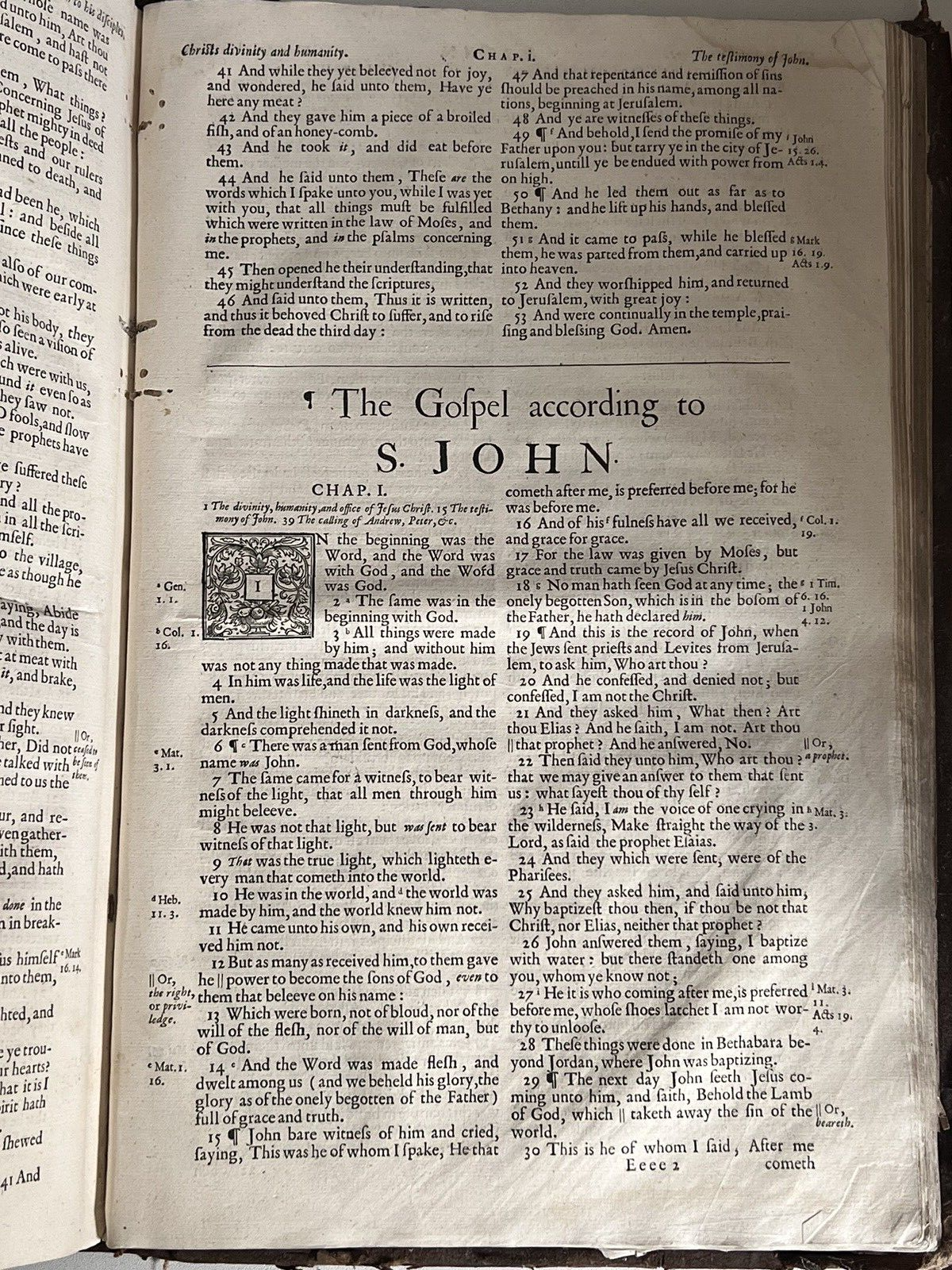 Antique King James Bible 1674