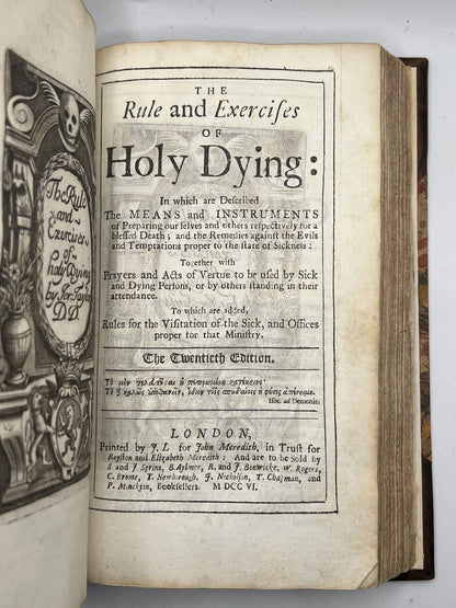 Holy Living & Holy Dying by Jeremy Taylor 1706