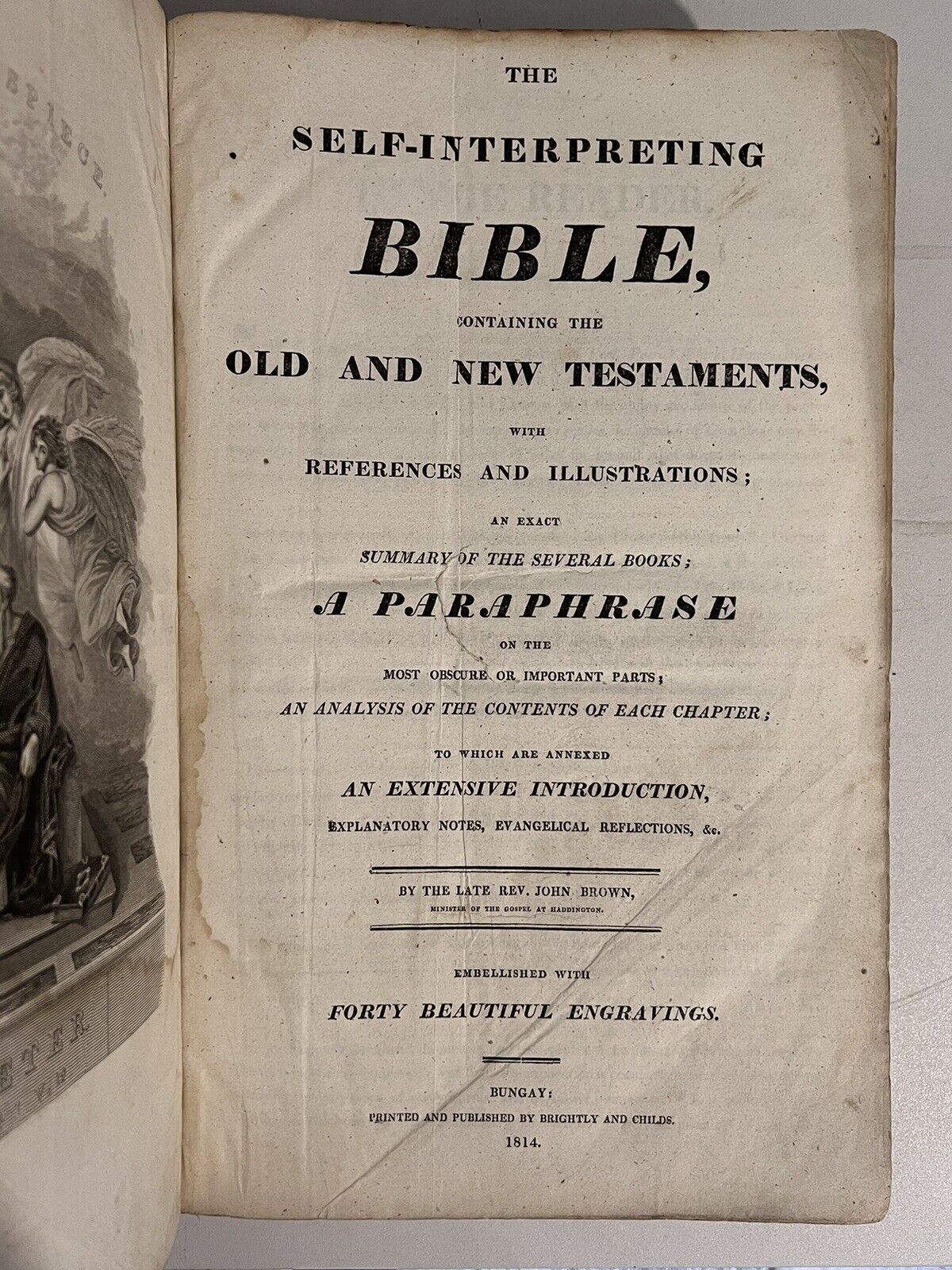 Antique King James Bible 1814