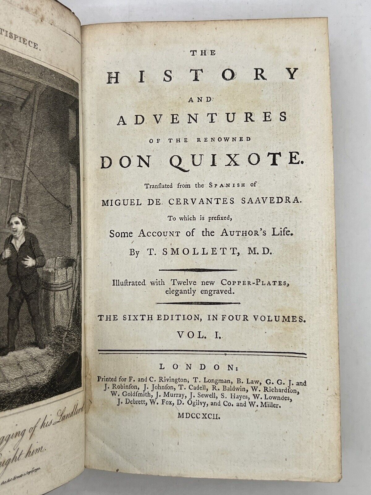 Don Quixote by Miguel de Cervantes 1792