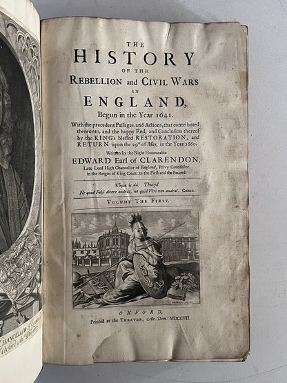 The History of the English Civil War by Edward Clarendon 1707