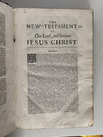 Hammond's Paraphrase upon the New Testament 1653