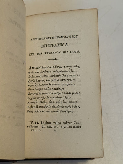 The Seven Tragedies of Sophocles 1809