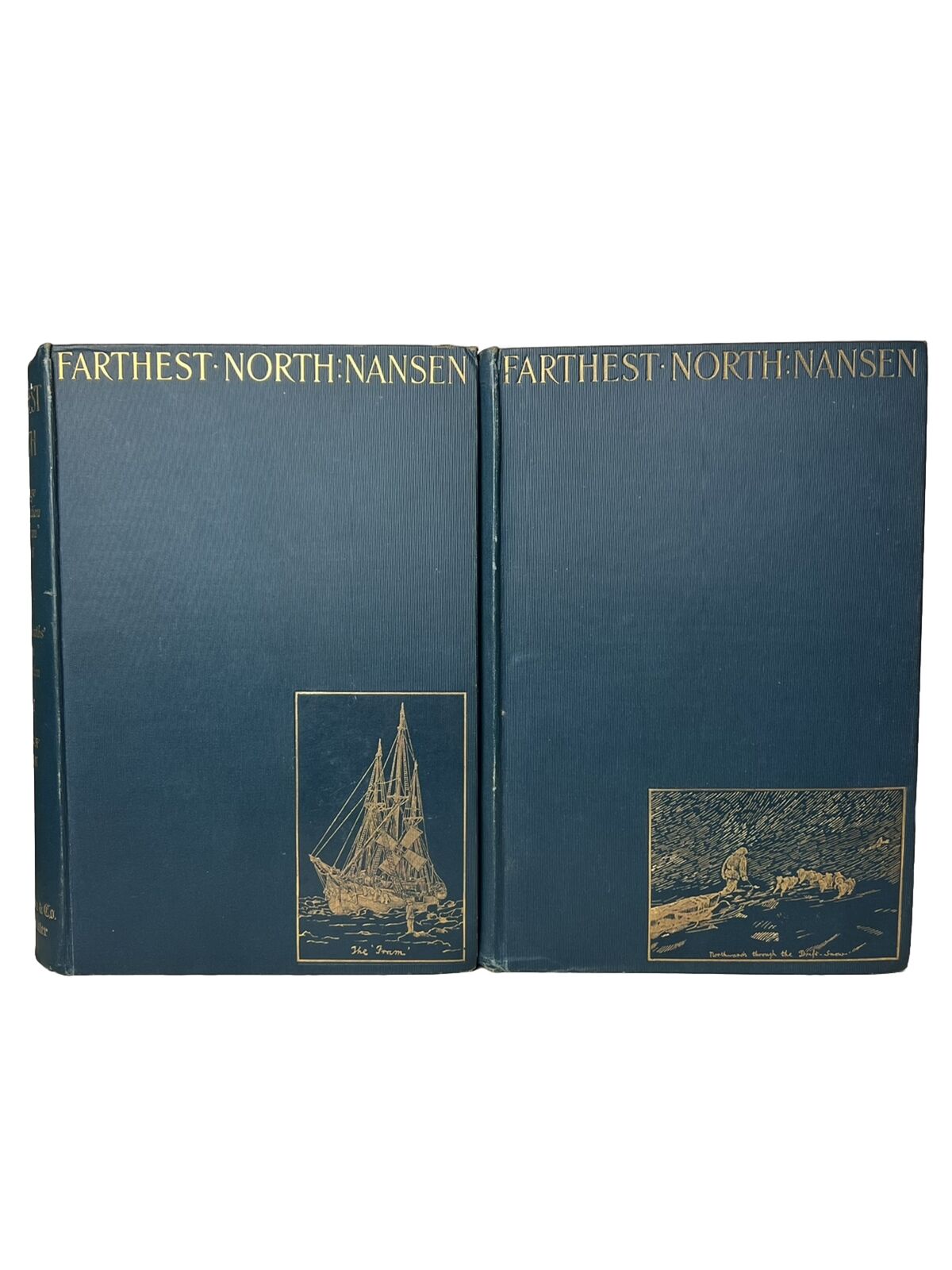 Farthest North by Fridtjof Nansen 1897 First Edition & Edmund Hillary Association!